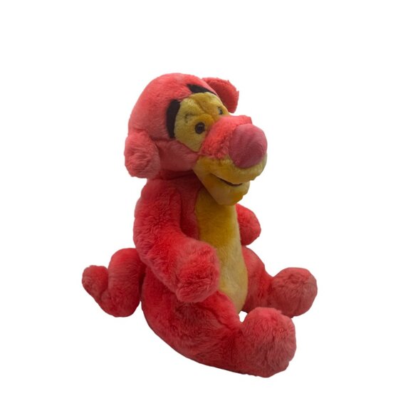 Disney Store 14 Inch Ice Cream Tigger Plush Toy Soft Yellow Red Pink Stuffed Ani - Picture 2 of 7
